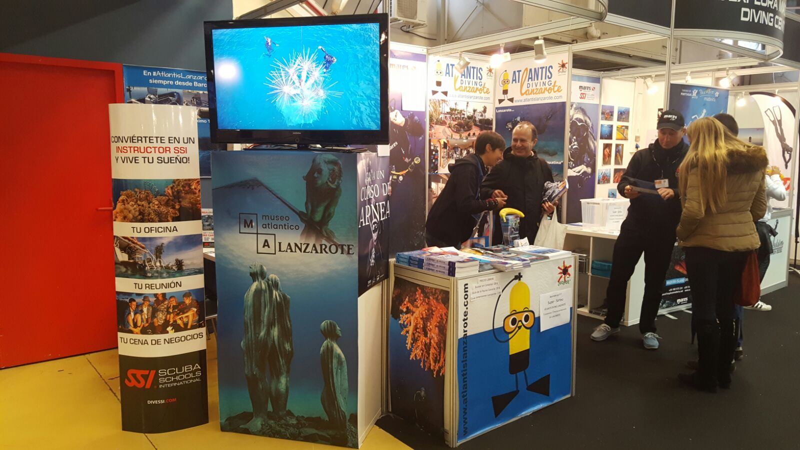 Las reservas marinas, como Lanzarote, ofrecen un buceo de calidad.